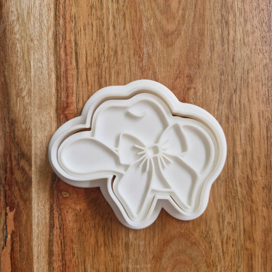 Sale Cowgirl Hat with Bow Cookie Cutter and Stamp