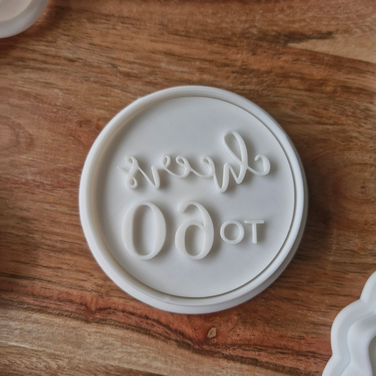 Sale Cheers to 60 Cookie Cutter and Stamp