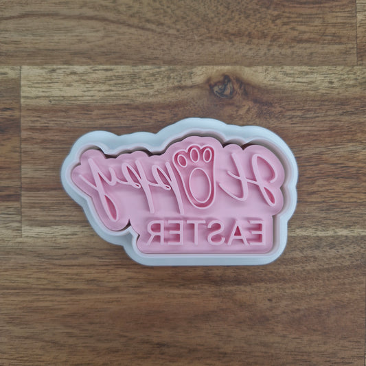 Sale Hoppy Easter Cookie Cutter and Emboss Stamp