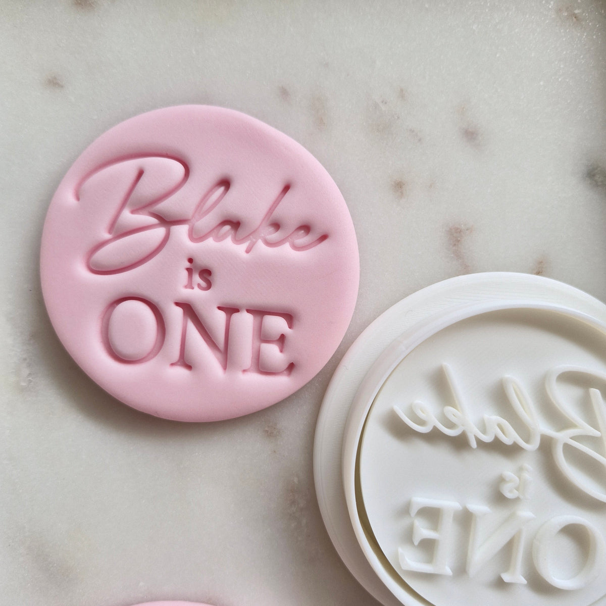 Blake is One Cookie Cookie Cutter and Stamp