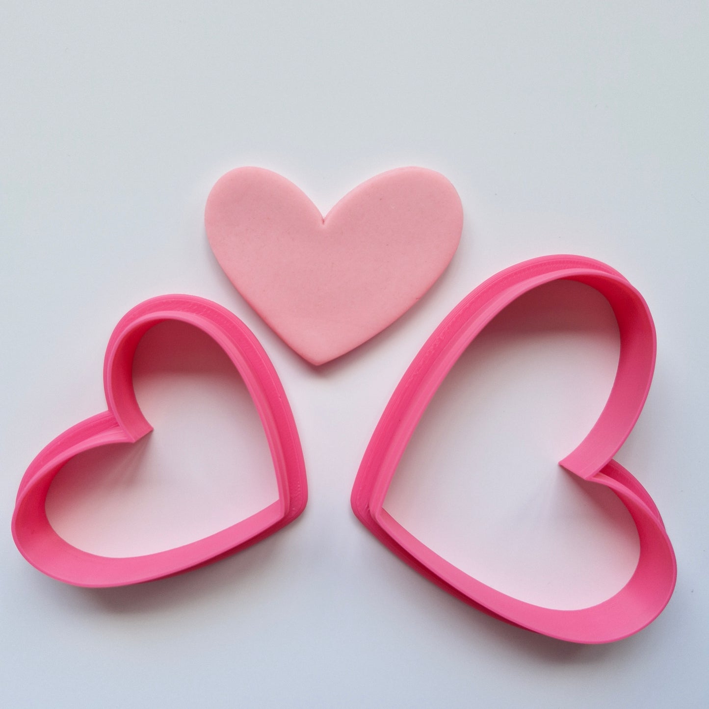 Rustic Love Heart Cookie Cutter (Set of 6)