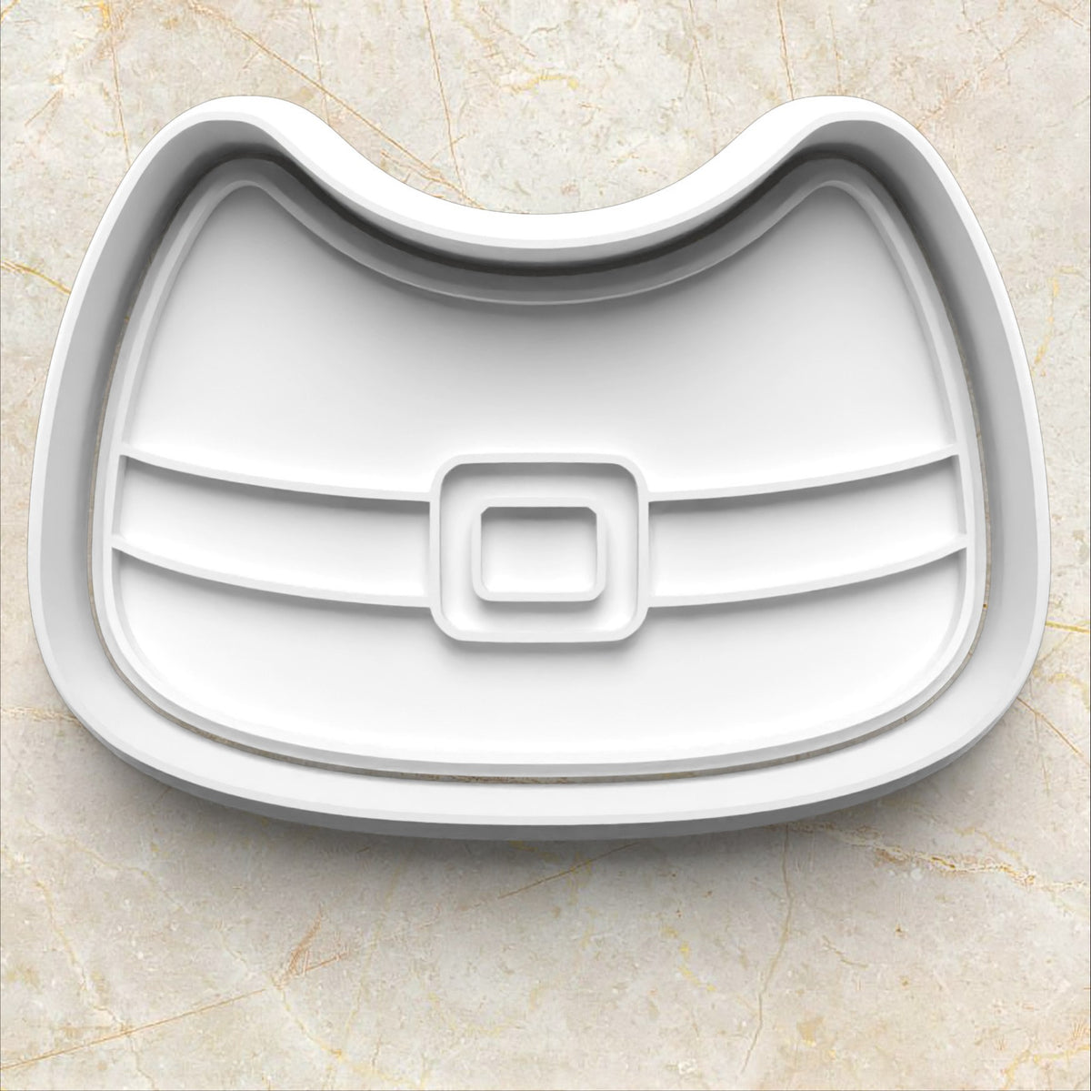 Christmas Santa Puzzle Set Cookie Cutter and Stamp santa torso