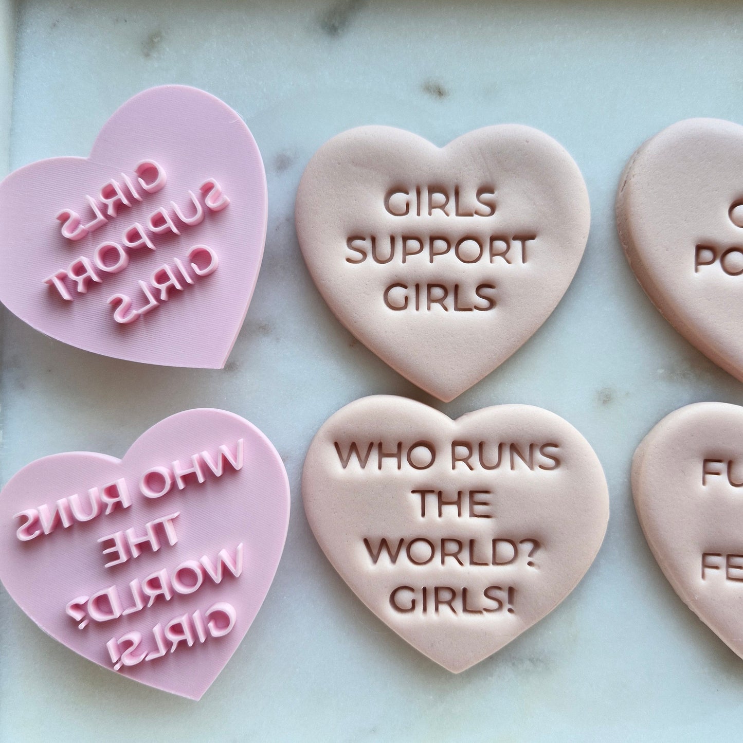 Women's Empowerment Cookie Cutter and Stamps