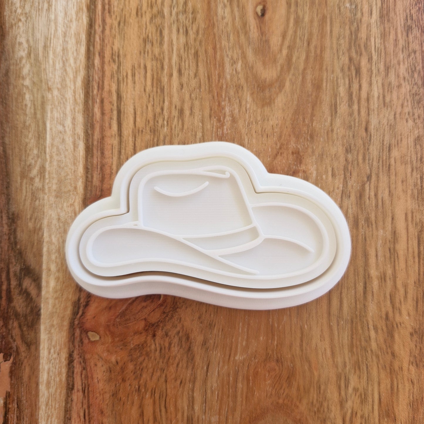 Sale Basic Cowboy Hat Cookie Cutter and Stamp