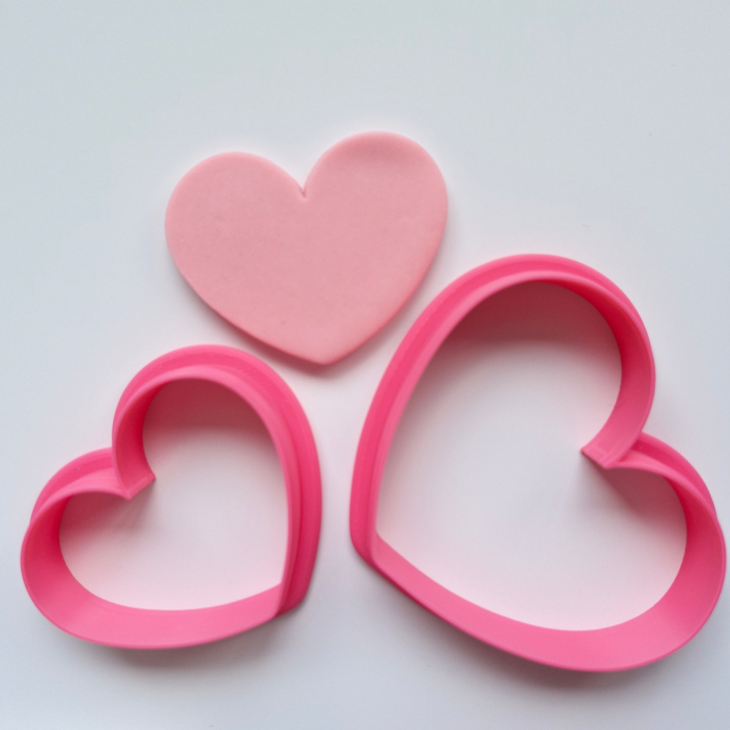 Rustic Love Heart Cookie Cutter (Set of 6)