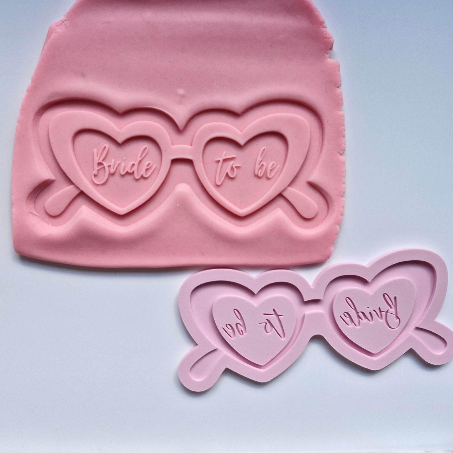 Bride to be Glasses Cookie Cutterand  Stamp