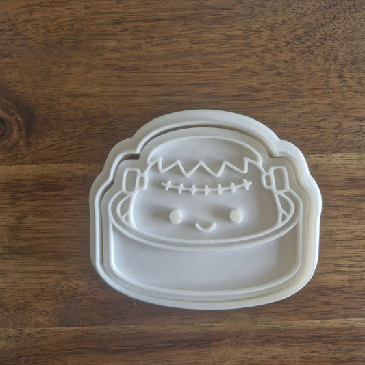 Sale Halloween Frankie Dumpling Cookie Cutter and Stamp