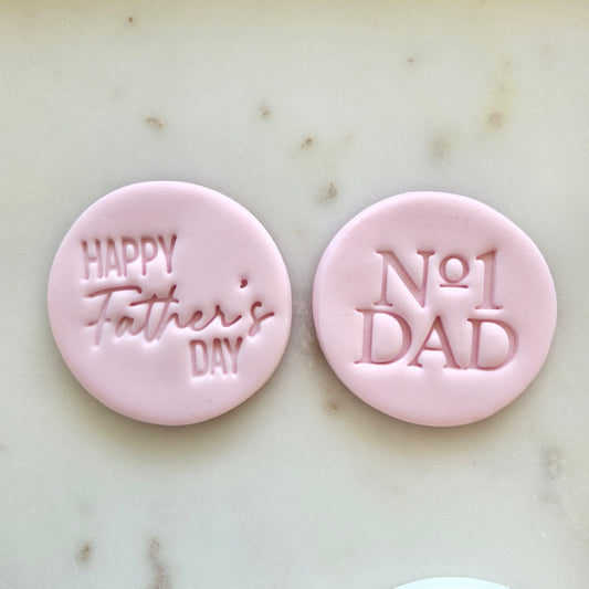 Father's Day Set Cookie Cutter and Stamp