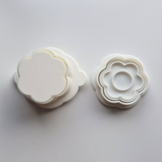 Basic Daisy Cake Pop Mould and Mini Cookie Cutter and Stamp