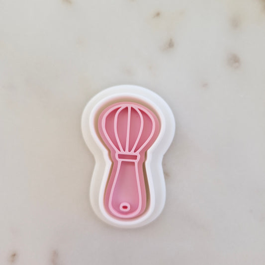 Whisk Cookie Cutter and Stamp