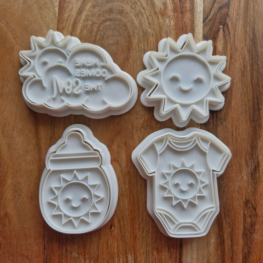 Here Comes the Son Cookie Cutter and Stamp