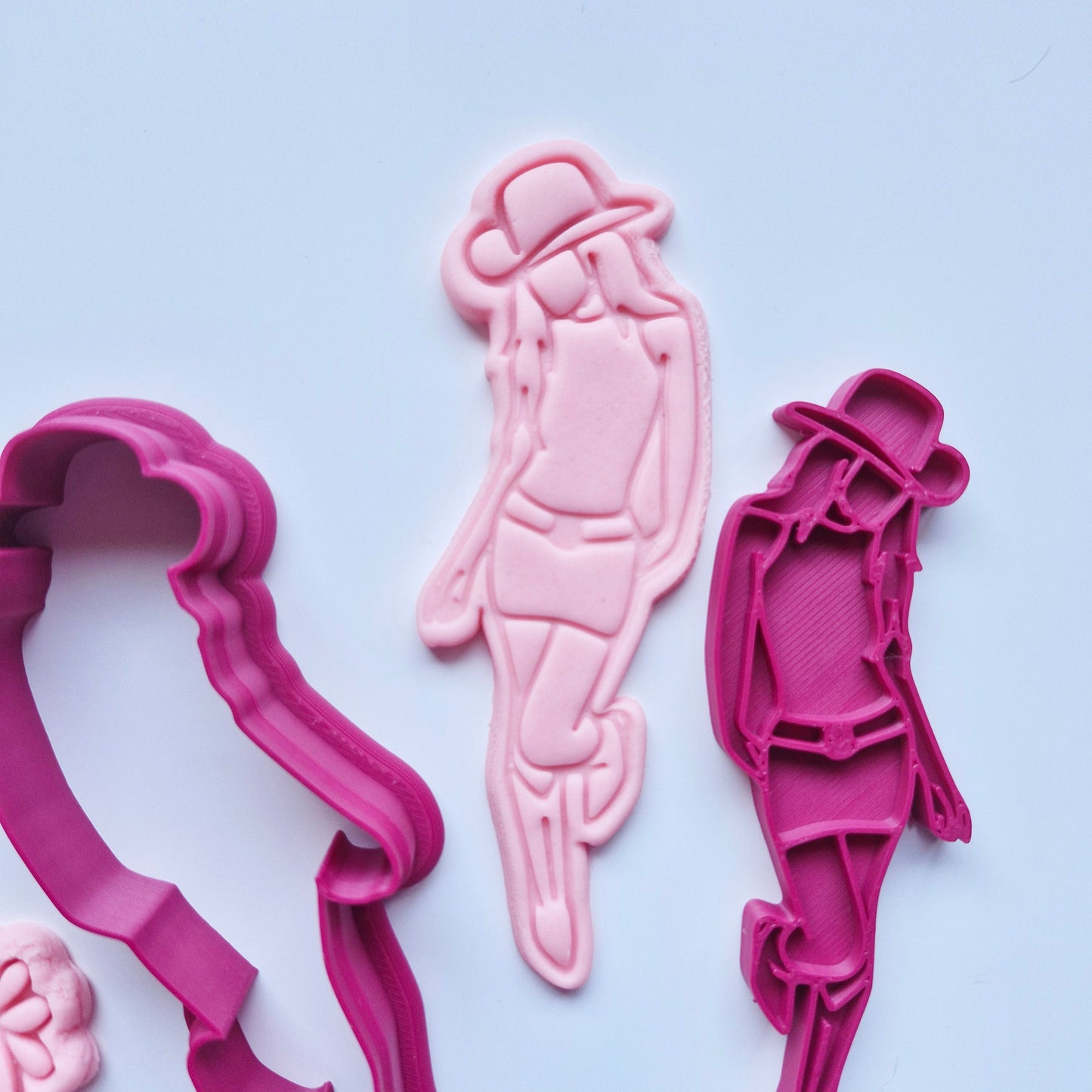 Cowgirl Cookie Cutter and Stamp