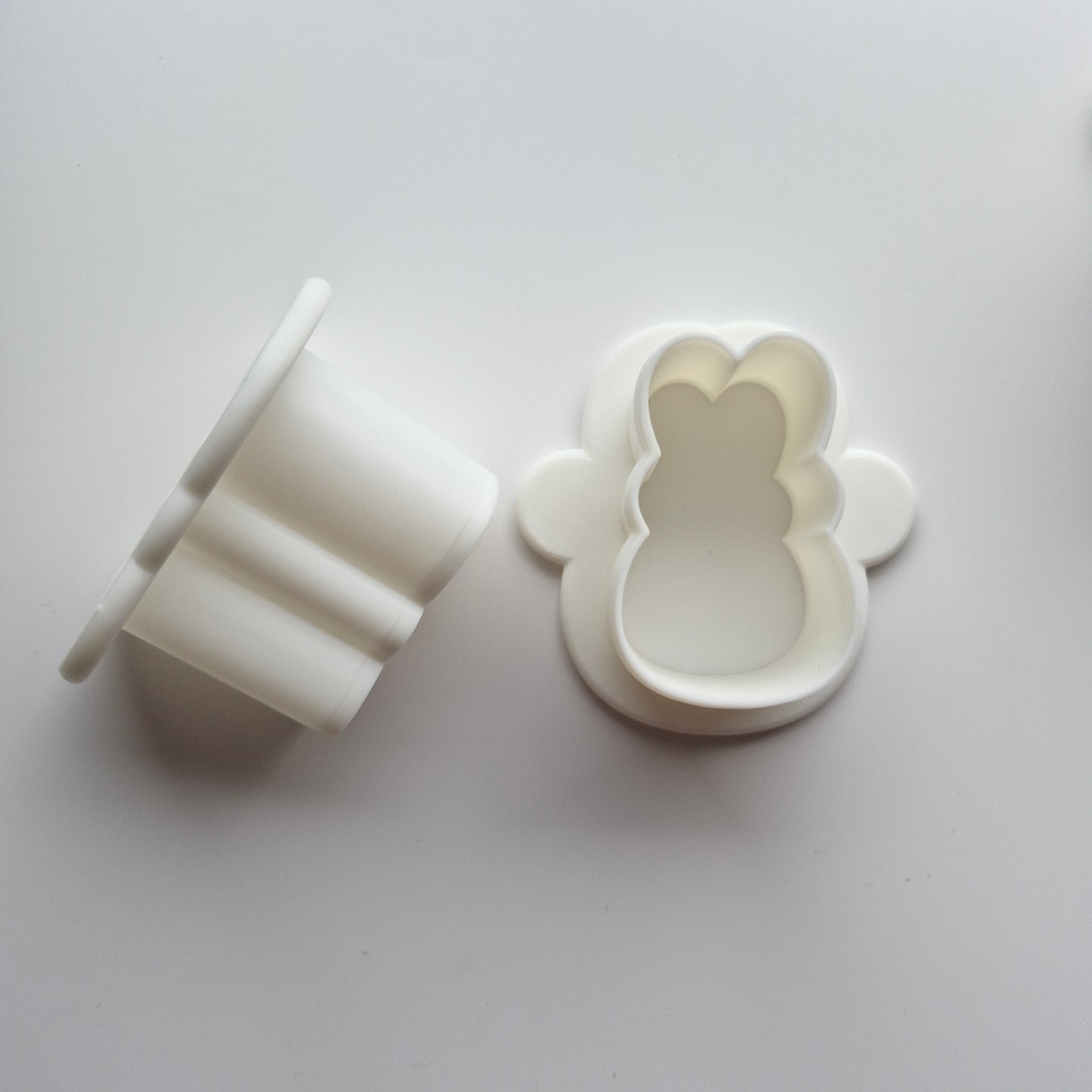 Bunny Silhouette Cake Pop Mould on white backround