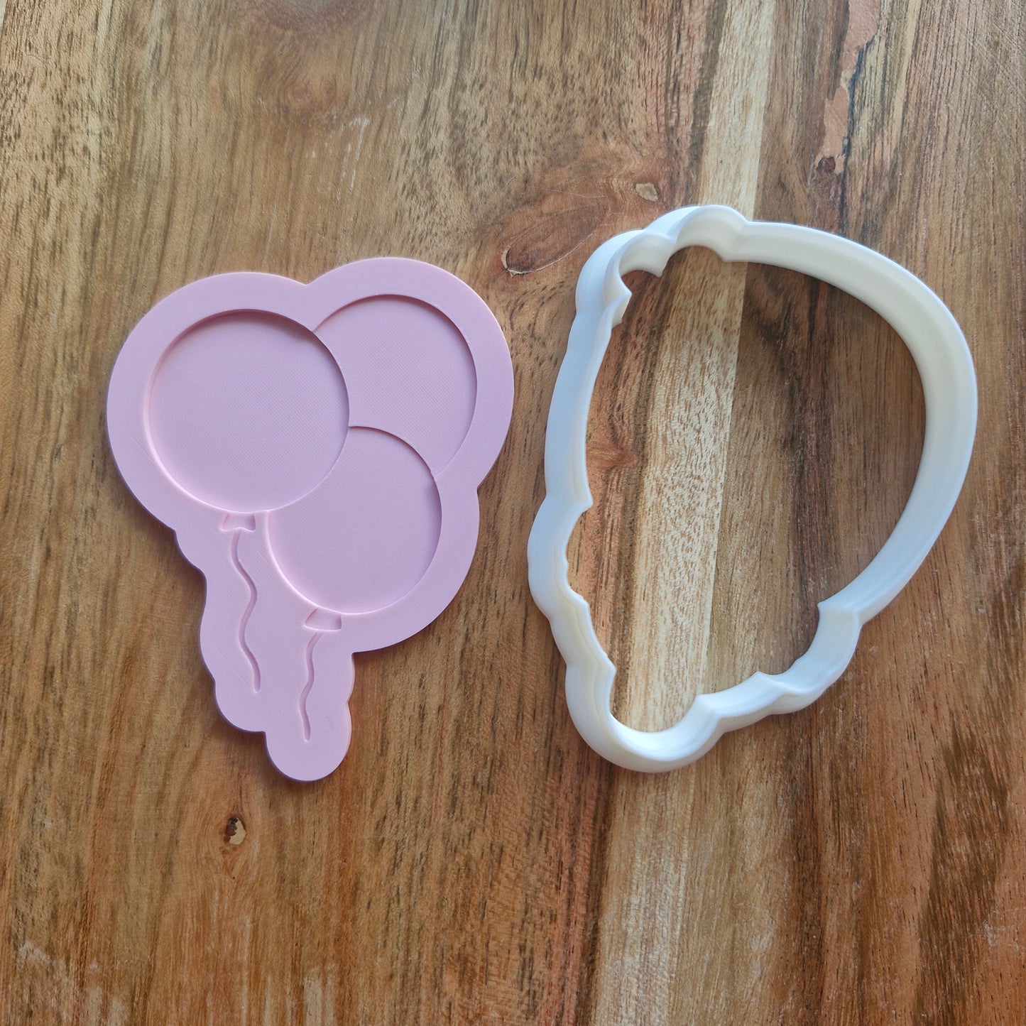 Birthday Balloons Cookie Cutter and Stamp