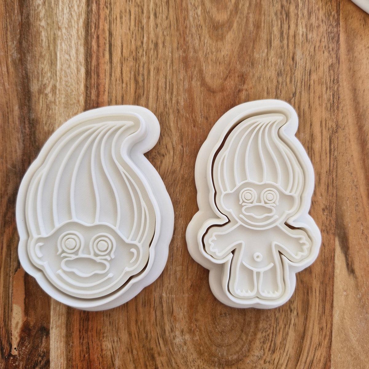 Sale Troll Set Cookie Cutter and Stamp