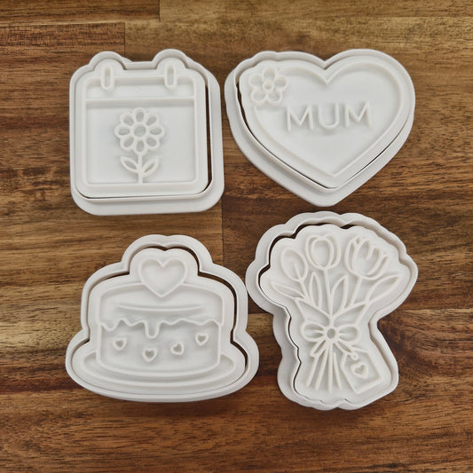 Mum Cookie Cutter and Stamp