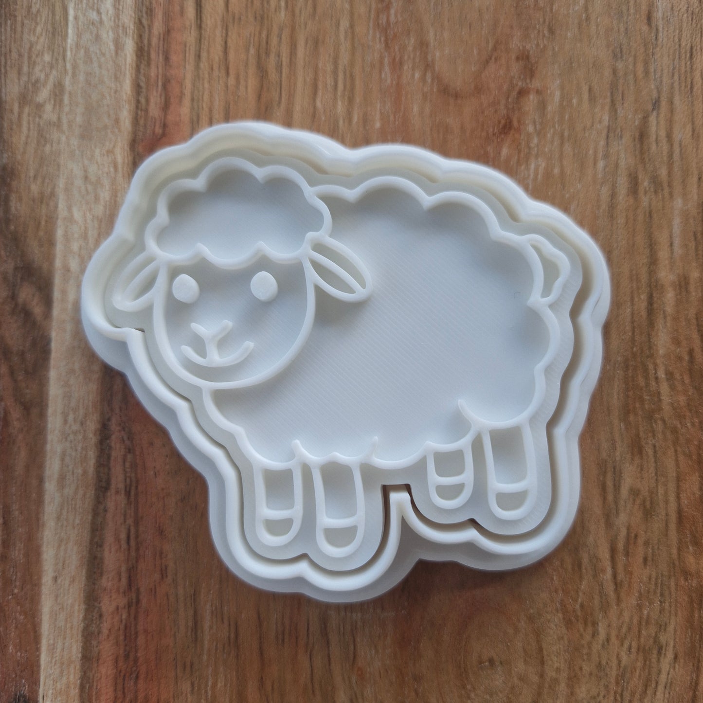 Sale Side Sheep Cookie Cutter and Stamp
