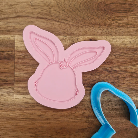 Sale Easter Bunny Head Cookie Cutter and Deboss Stamp