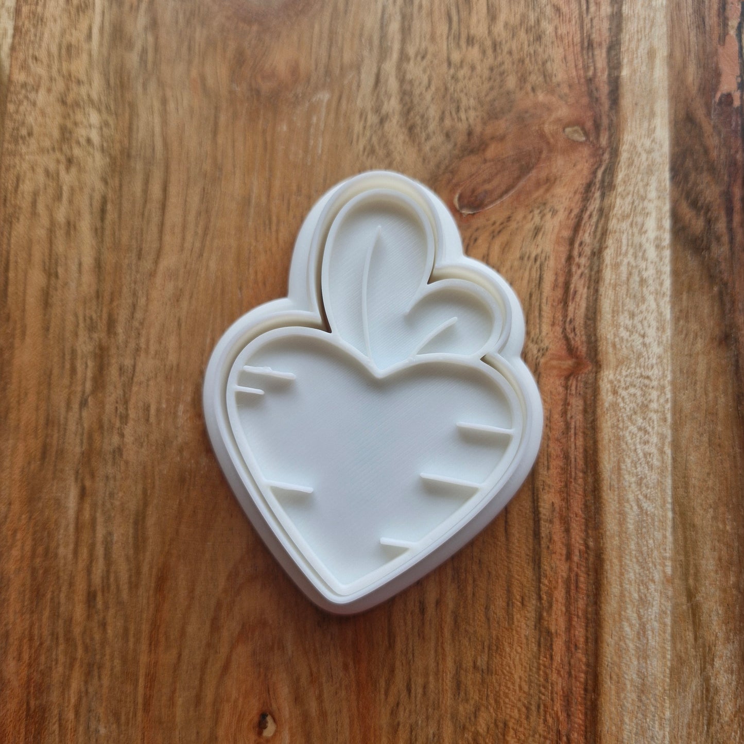 Heart Carrot  Cookie Cutter and Stamp