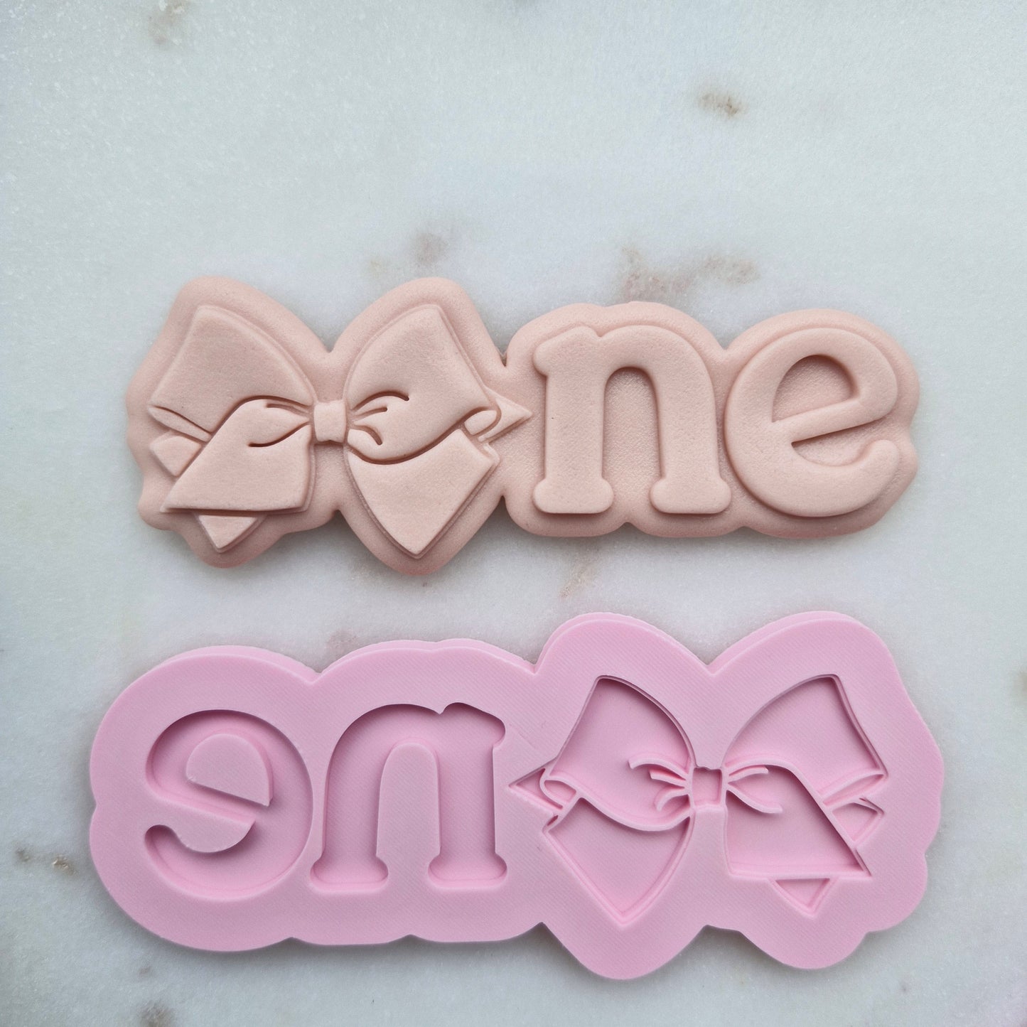 One with Bow, Cookie Cutter and Stamp