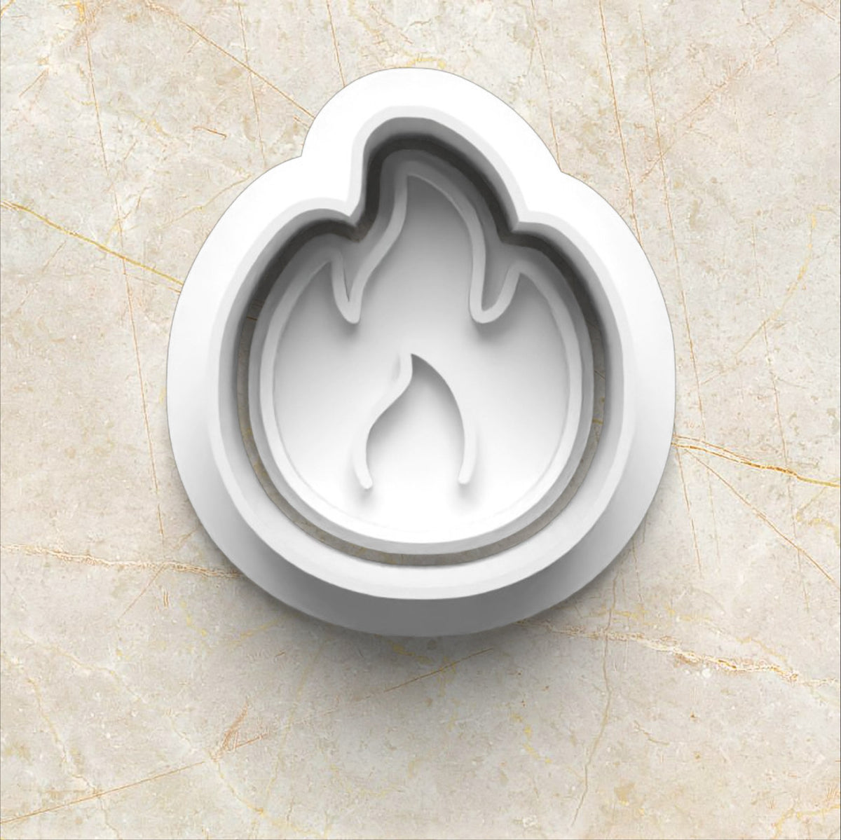 Christmas Fireplace Puzzle Set Cookie Cutter and Stamp