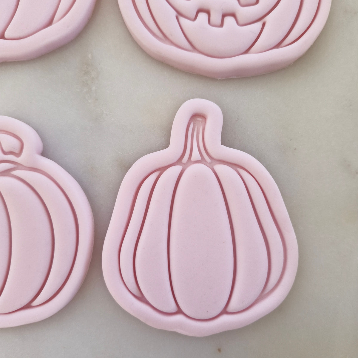 Pumpkin Set Cookie Cutter and Stamp