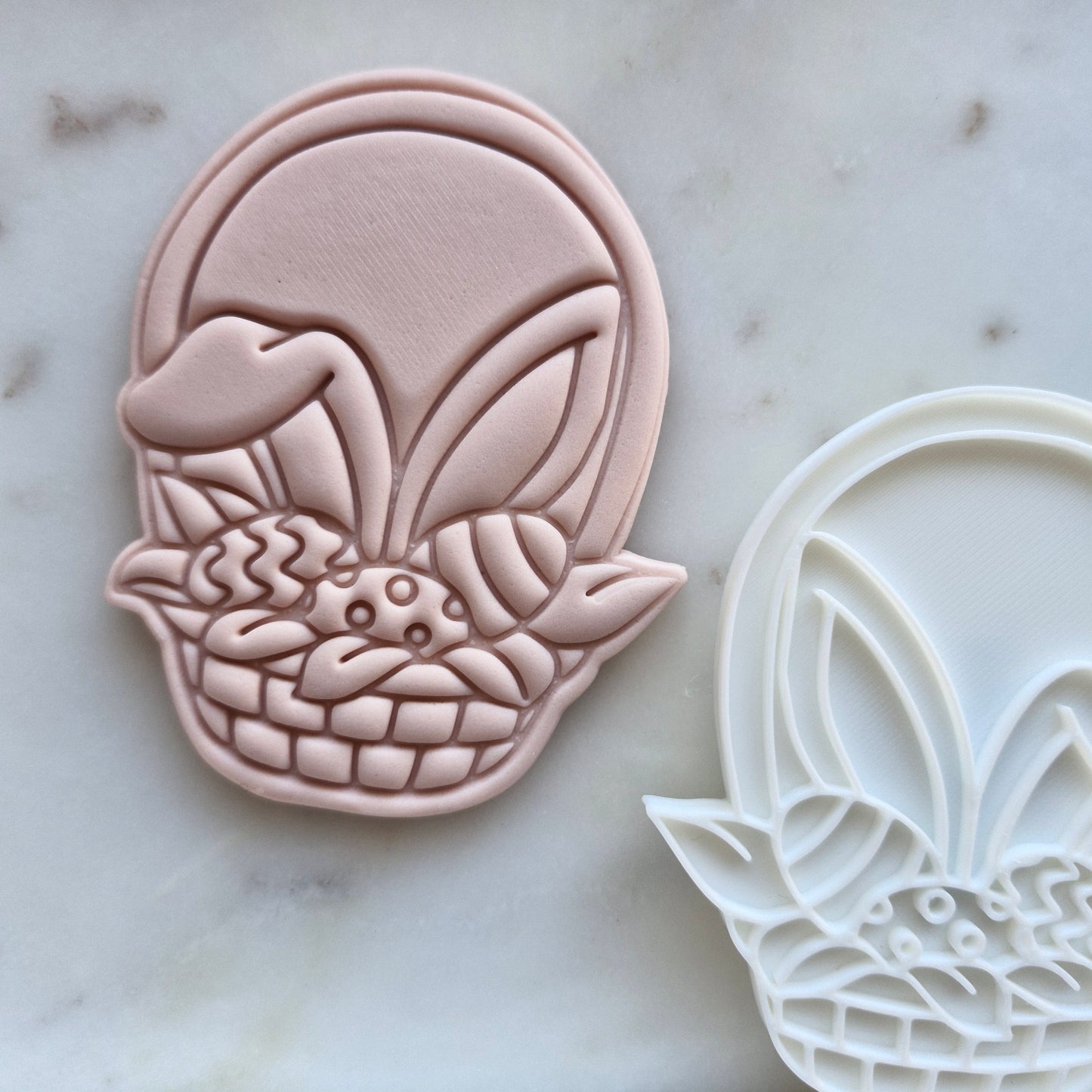 Easter Basket, Cookie Cutter and Stamp