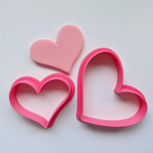 Rustic Lopsided Heart Cookie Cutter