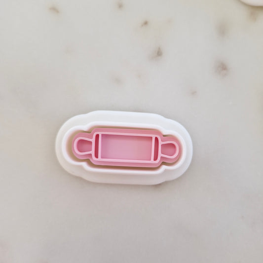 Rolling Pin Cookie Cutter and Stamp