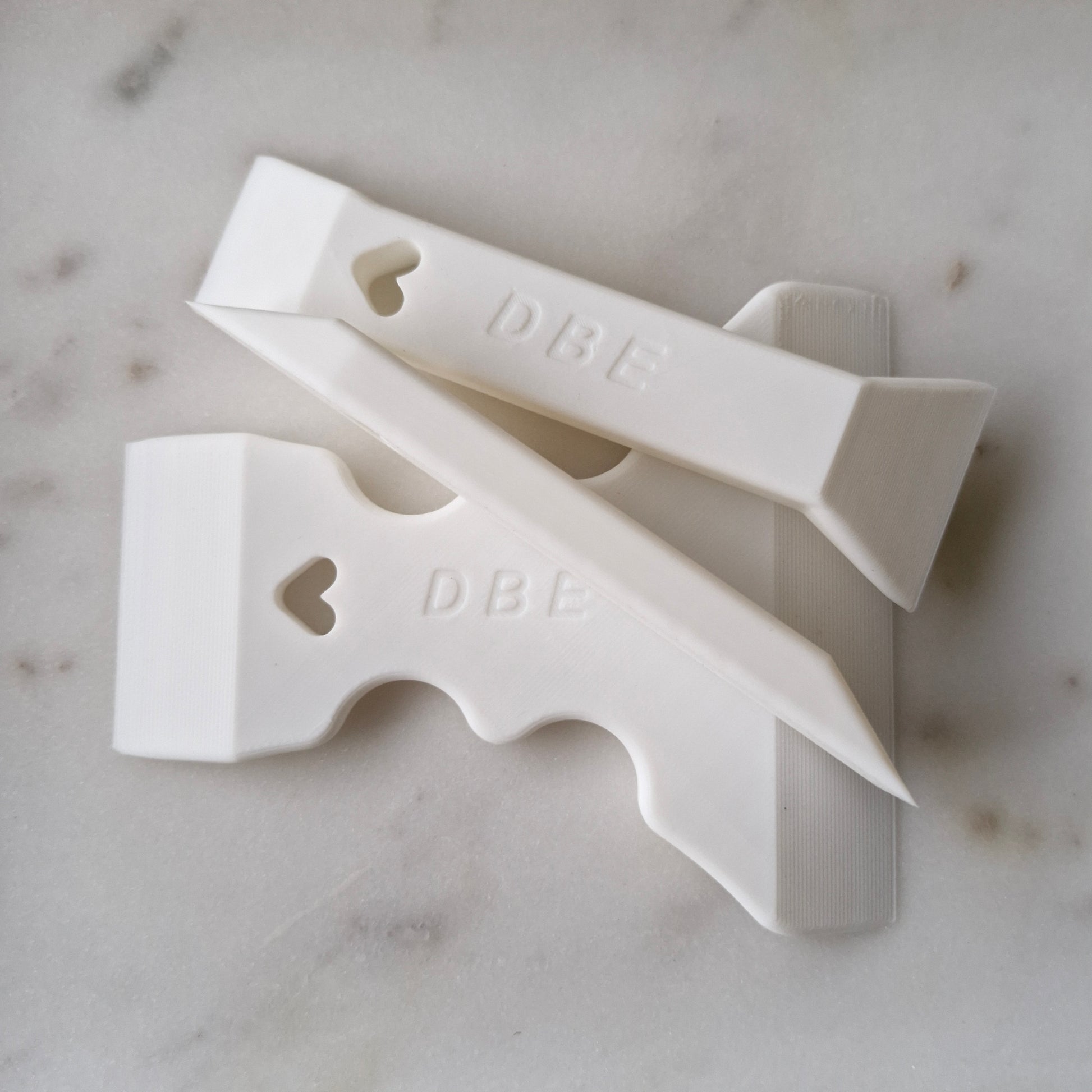 Fondant Scraper and Layering Tools Dual-Sided Set with Holder