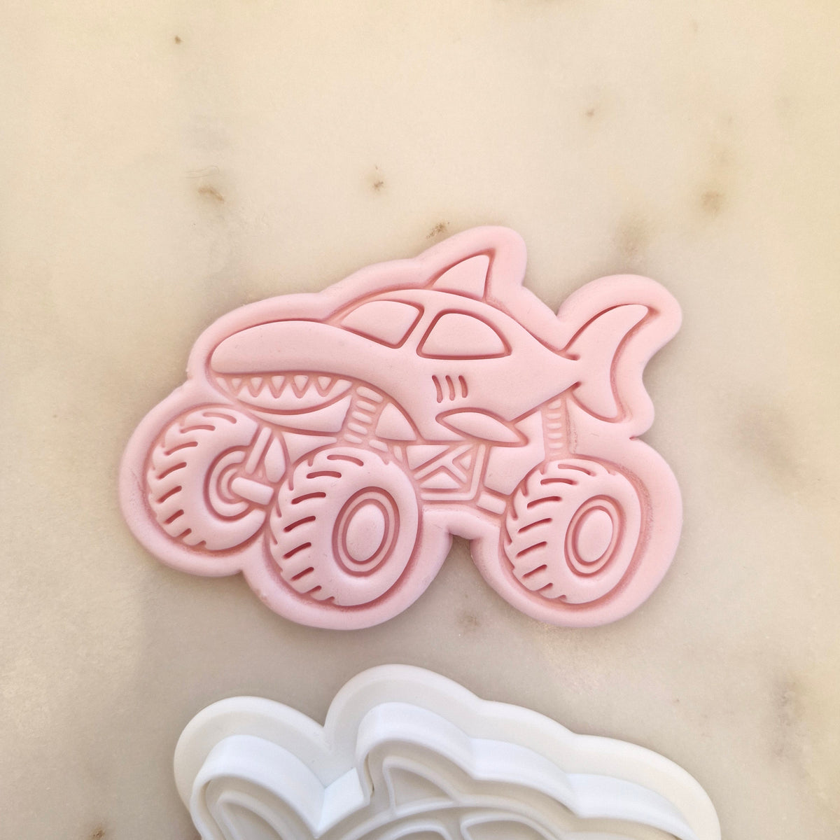 Shark Monster Truck VS2 Cookie Cutter and Stamp