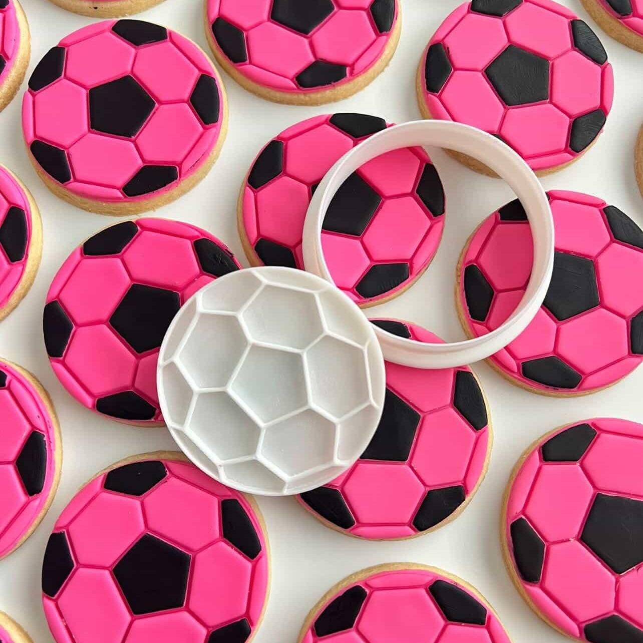 Soccer Ball Cookie Cutter and Stamp