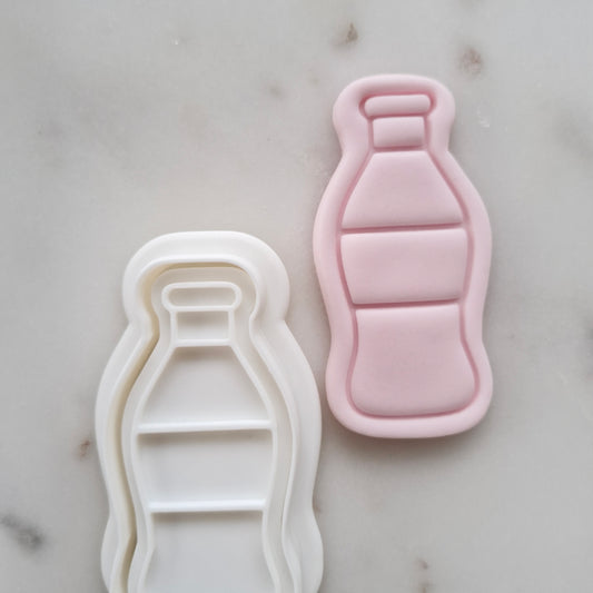 Soda Bottle Cookie Cutter and Emboss Stamp zoomed out