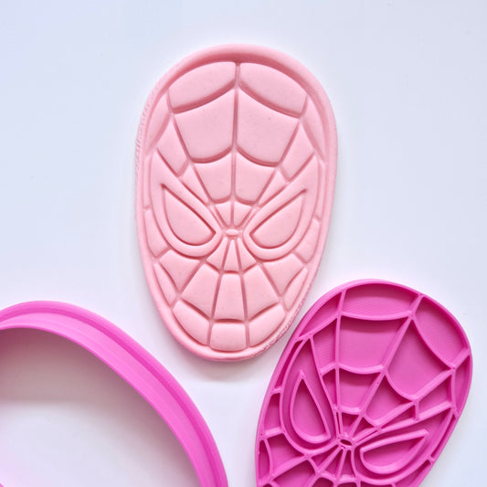 Spider Head Cookie Cutter and Stamp zoomed in