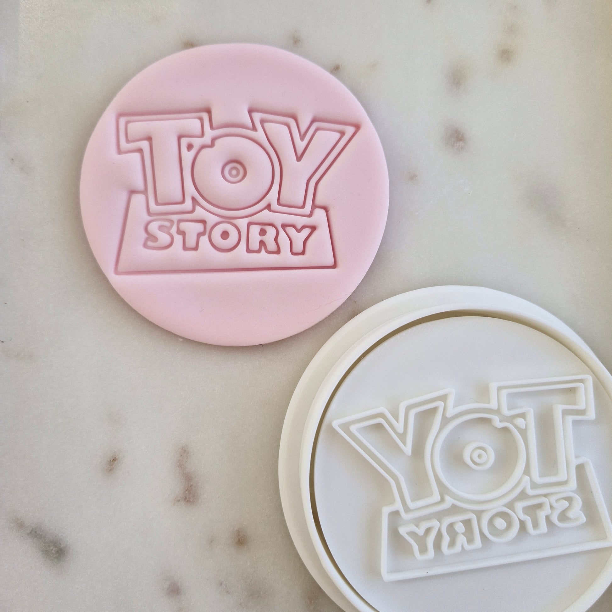 Story of Toys Circle Cookie Cutter and Stamp zoomed out