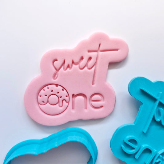 Sweet One Cookie Cutter and Stamp