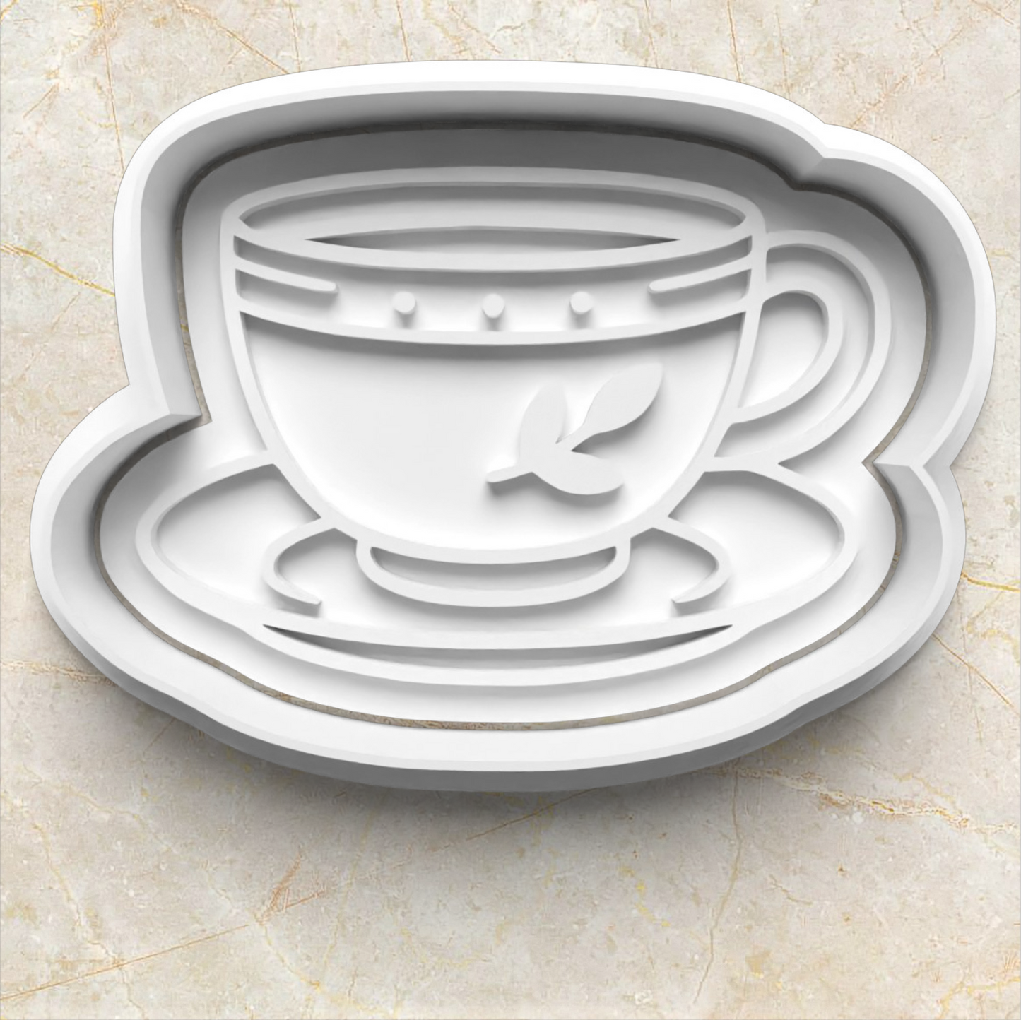 Tea Time Cookie Cutter and Stamp teacup
