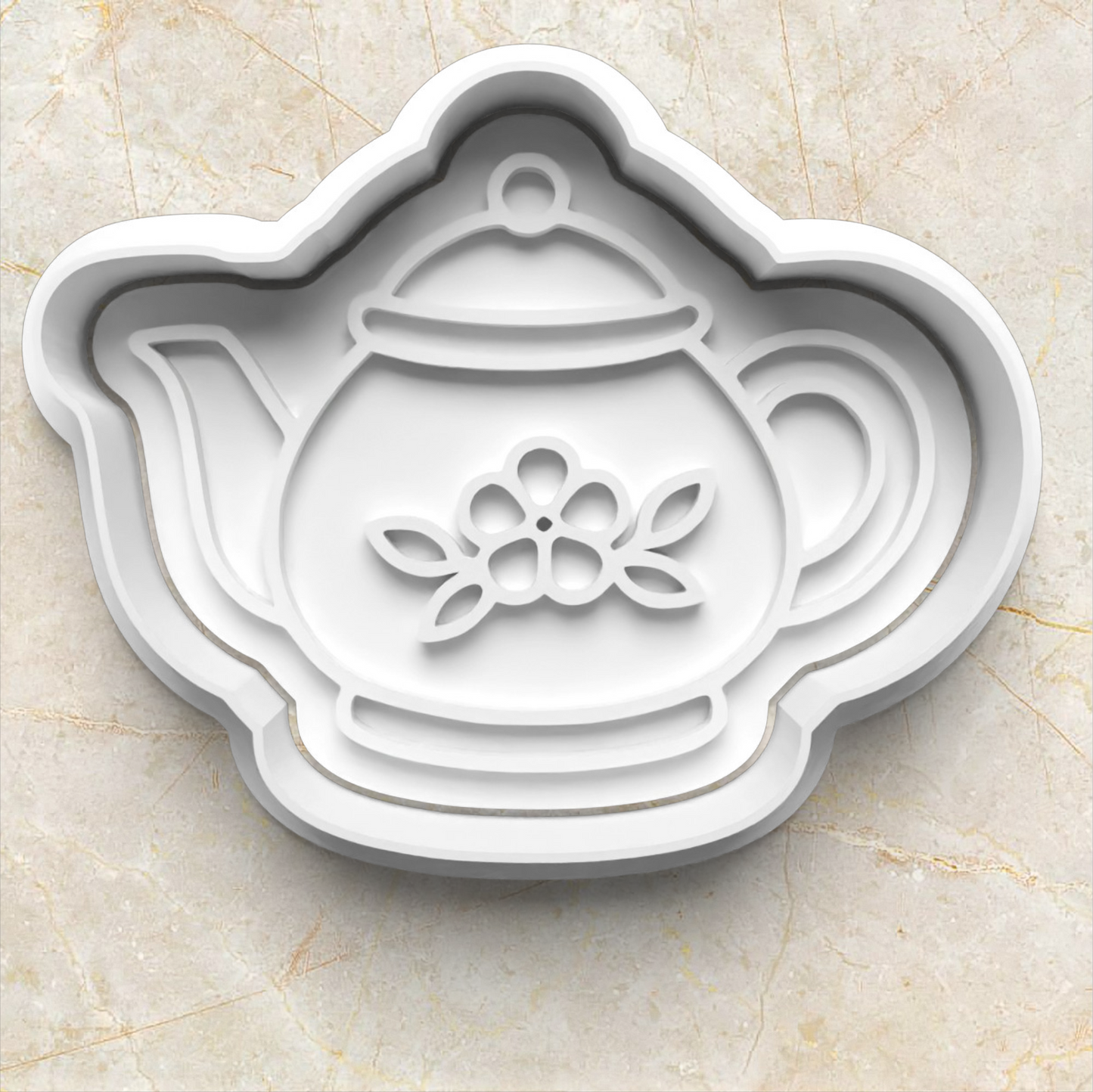 Tea Time Cookie Cutter and Stamp teapot