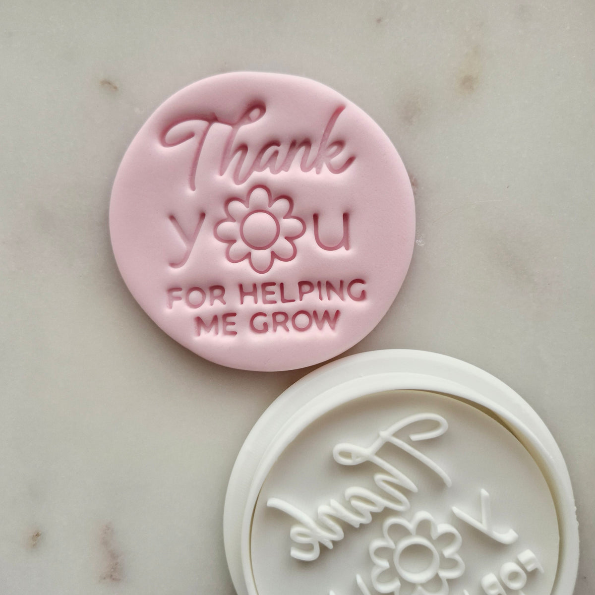 Thank You For Helping Me Grow VS1 Cookie Cutter and Stamp
