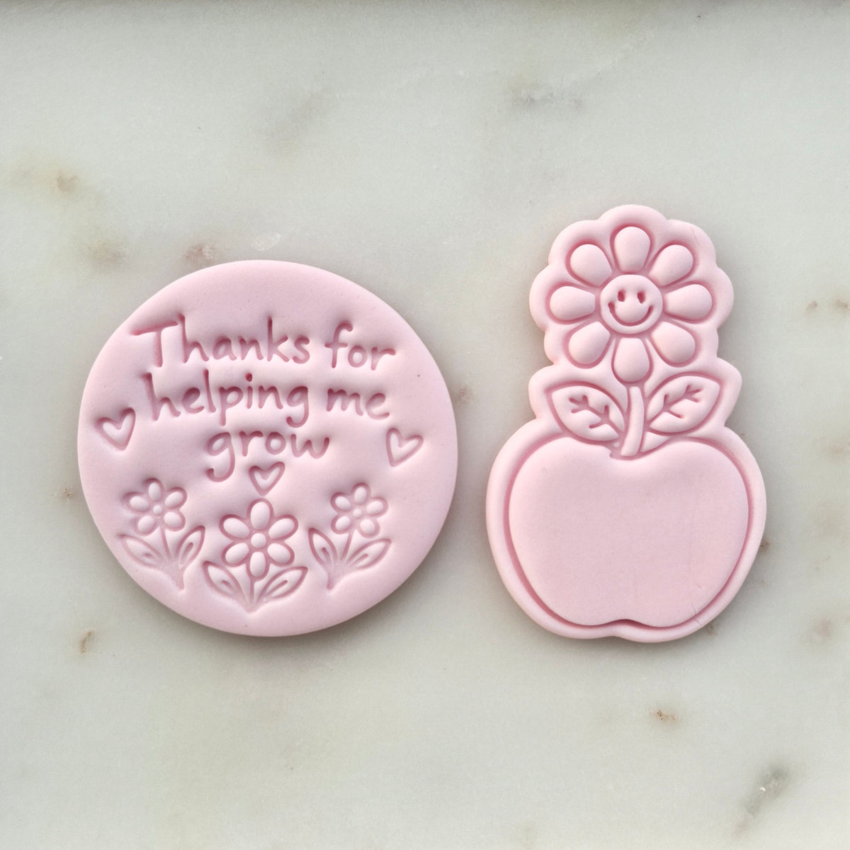 Thanks for Helping Me Grow Set VS3 Cookie Cutter and Stamp set