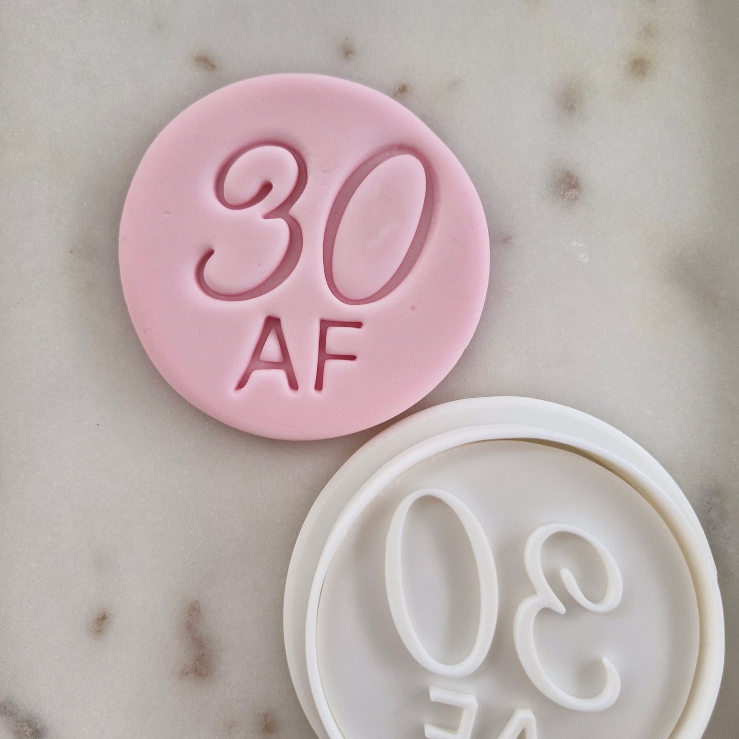 30 As Fck Cookie Cutter and Stamp zoomed out