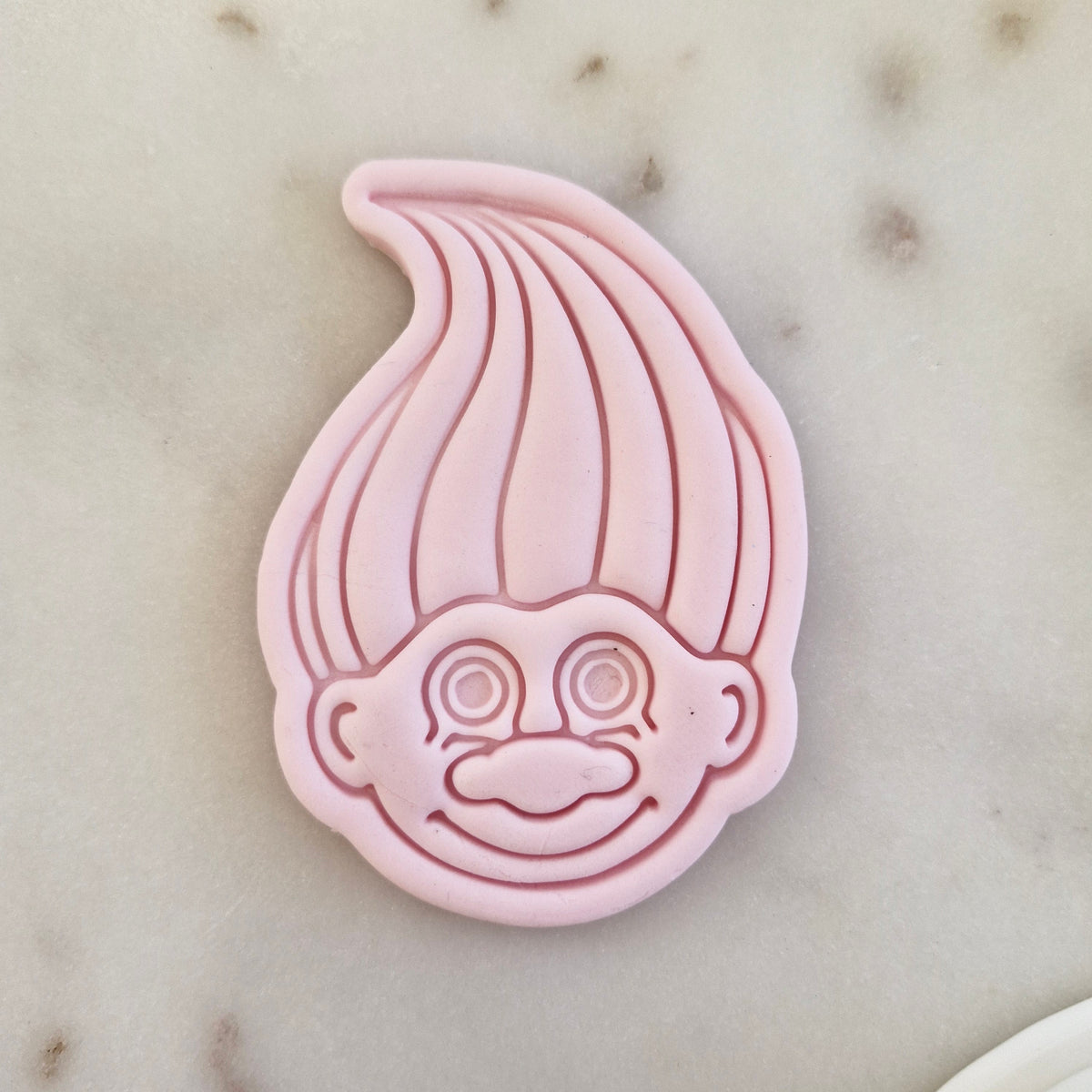 Troll Set Cookie Cutter and Stamp head only Troll Head Cookie Cutter and Stamp