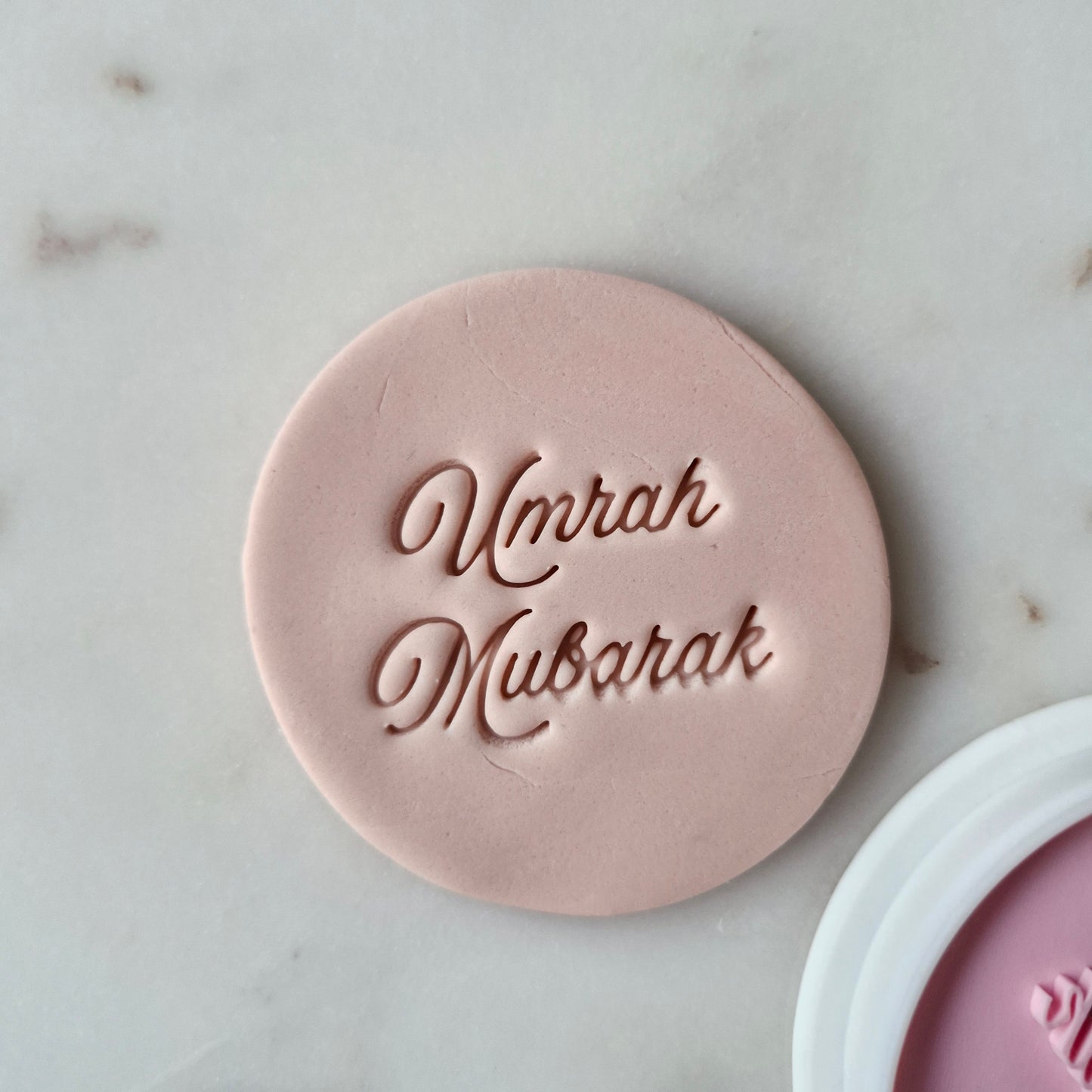 Umrah Mubarak Cookie Cutter and Stamp