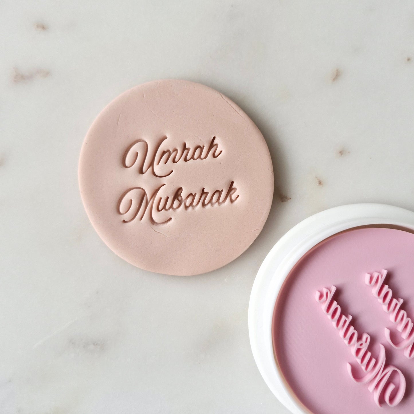 Umrah Mubarak Cookie Cutter and Stamp