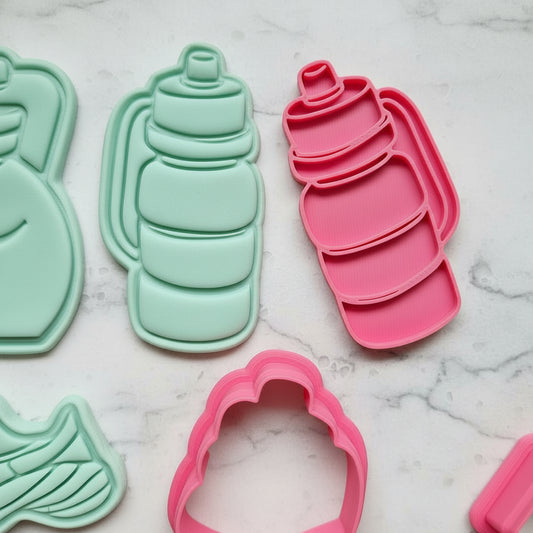 Water Bottle Cookie Cutter and Stamp