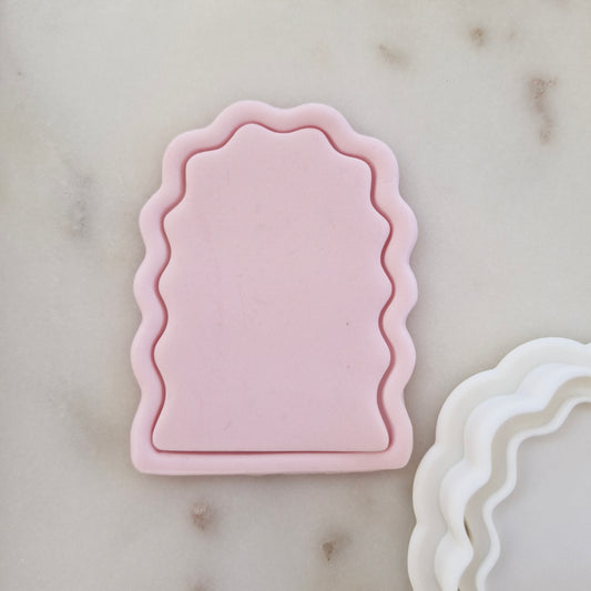 Wavy Frames Set Cookie Cutter and Stamp wavy arch frame Wavy Arch Frame Cookie Cutter and Stamp