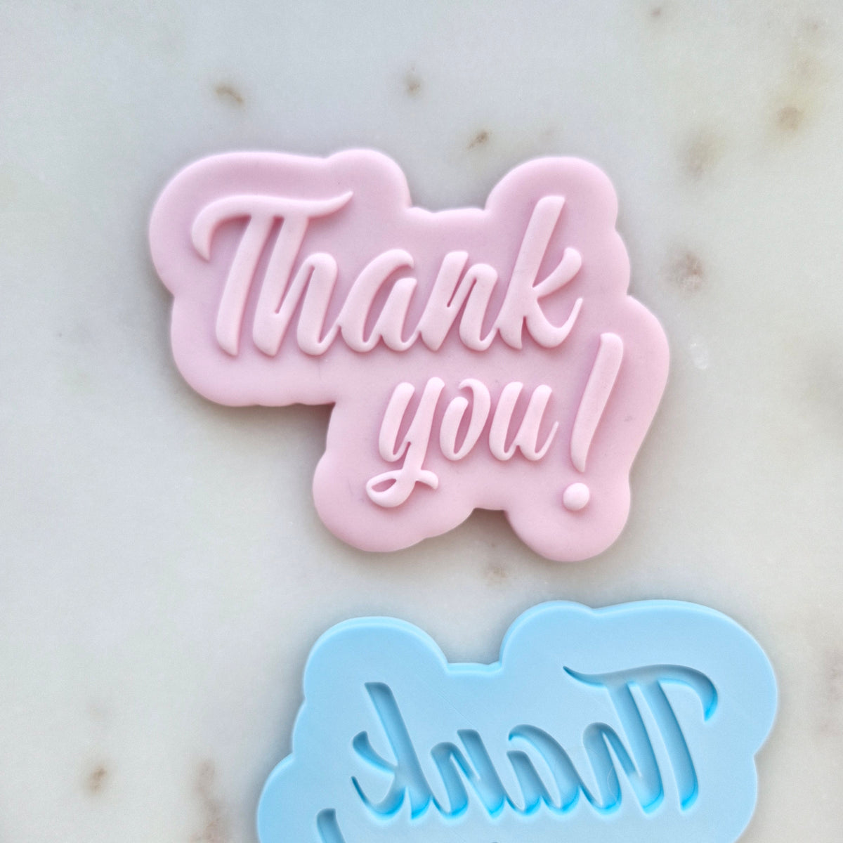 Thank You Cookie Cutter and Deboss Stamp zoomed out
