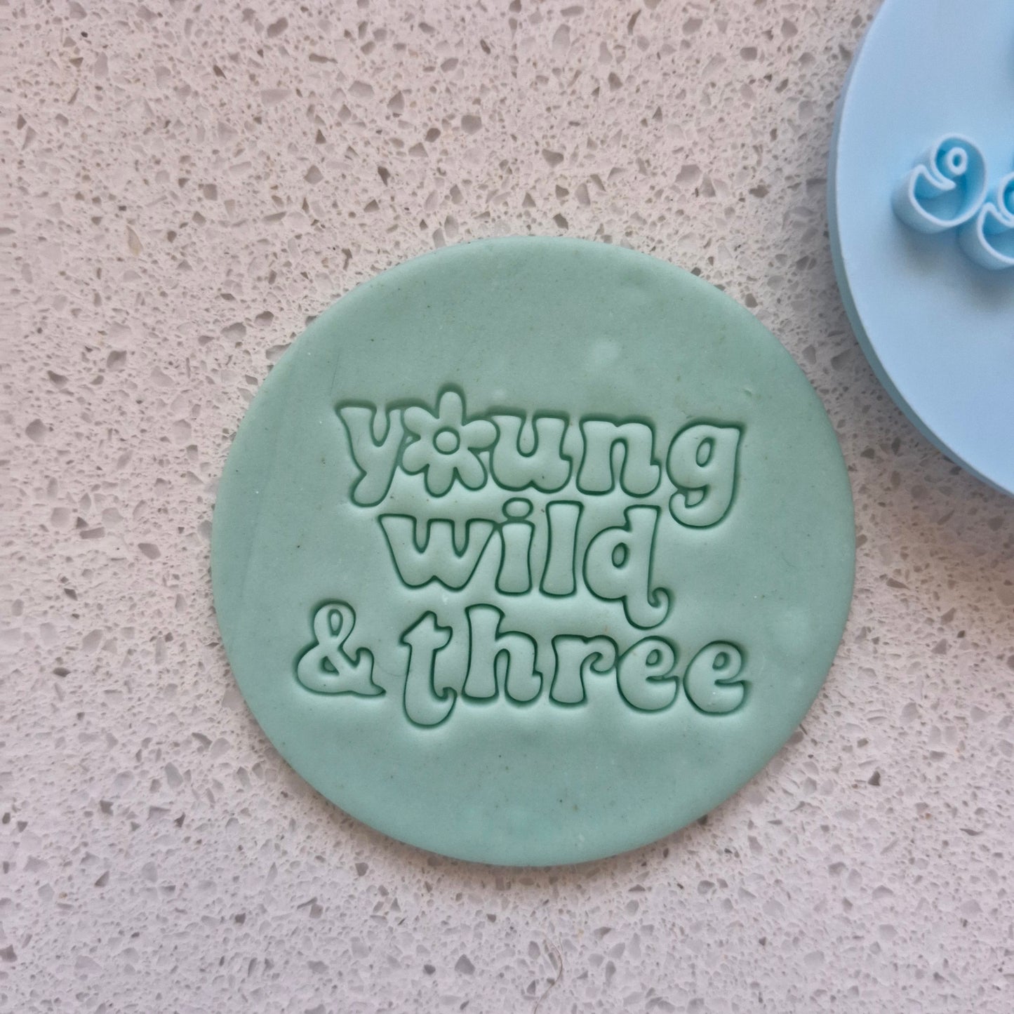 Young Wild and Three, Cookie Cutter and Stamp