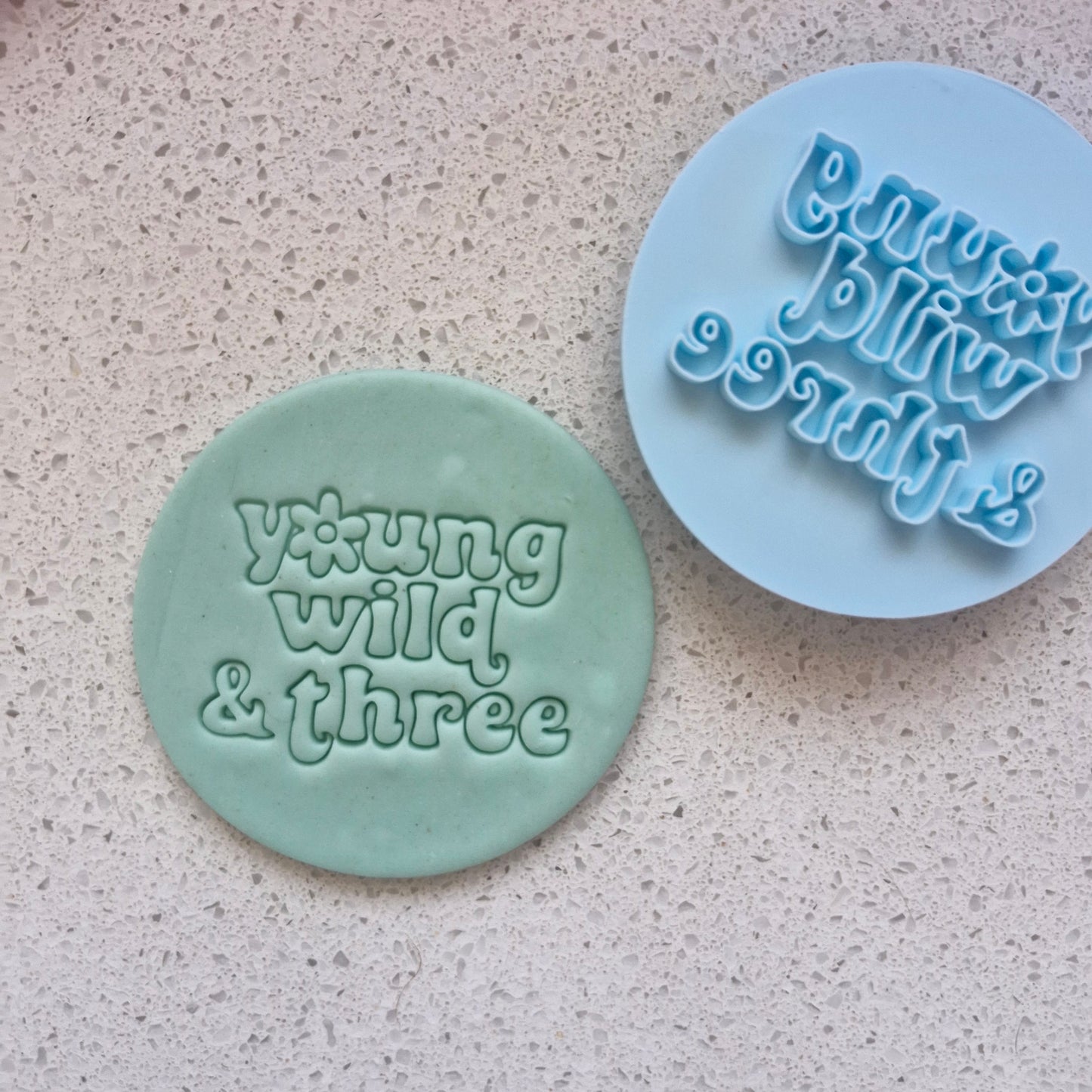 Young Wild and Three, Cookie Cutter and Stamp